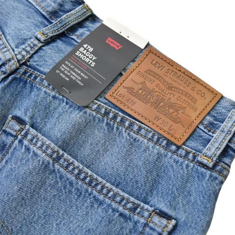 Levi's 478 Baggy Shorts - Medium Indigo [001JM0005]