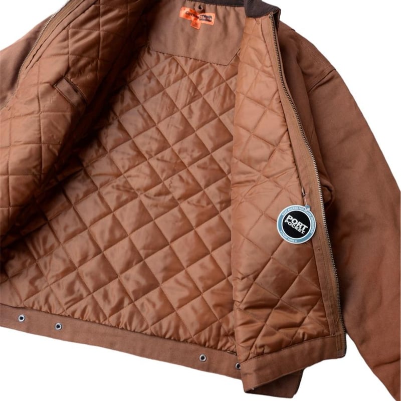 Corner Stone Duck Cloth Work Jacket - Brown | R