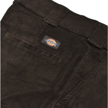 Dickies Flat Front Corduroy Pants - Chocolate Brown
