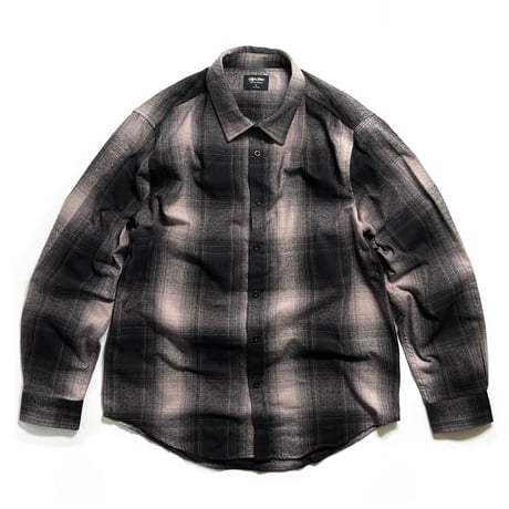 Shaka Wear Plaid Flannel Overshirts - Shadow Black