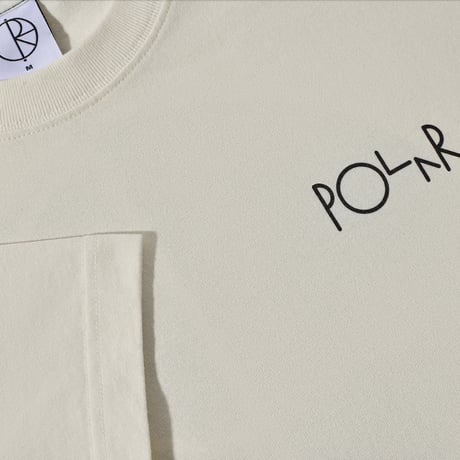 Polar Contrast Tee | Fill Logo - Ivory/Black