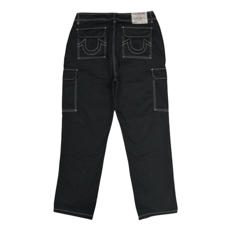 True Religion Cargo Pants - Jet Black