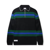 Butter Goods Polo Knit Sweater - Black