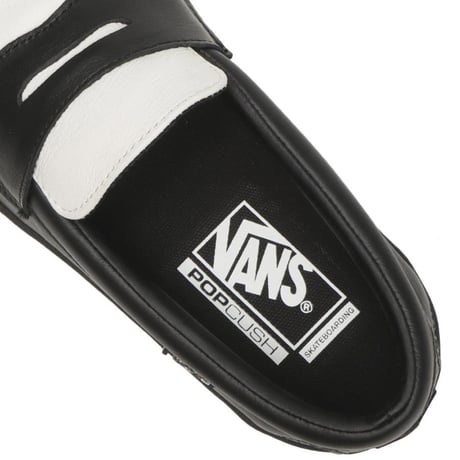Vans Skate Loafer Lether - Black x White