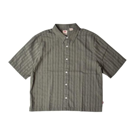 Levis Lama Boxy Shirt - Mulled Basil 0002