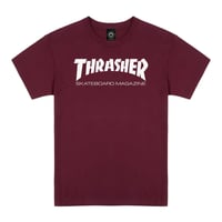 Thrasher Skate Mag Tee - Maroon [311027]
