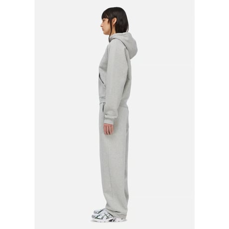 Dime Classic Small Logo Zip Hoodie - Heater Gray