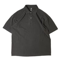 Los Angeles Apparel 6.5oz S/S Polo T-Shirts - Vintage Black [18412GD]