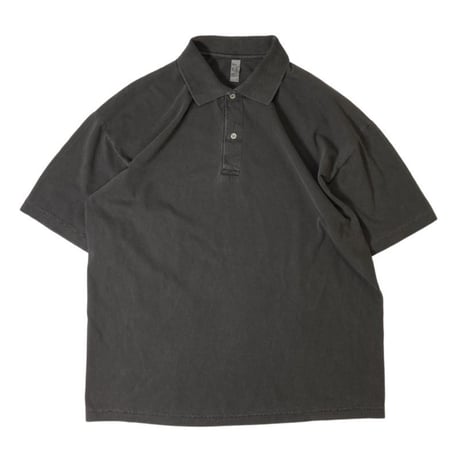 Los Angeles Apparel 6.5oz S/S Polo T-Shirts - Vintage Black [18412GD]