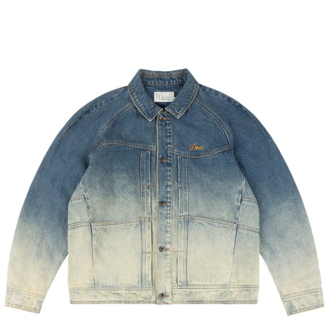 Dime Denim Jacket - Dipped sandblasted indigo