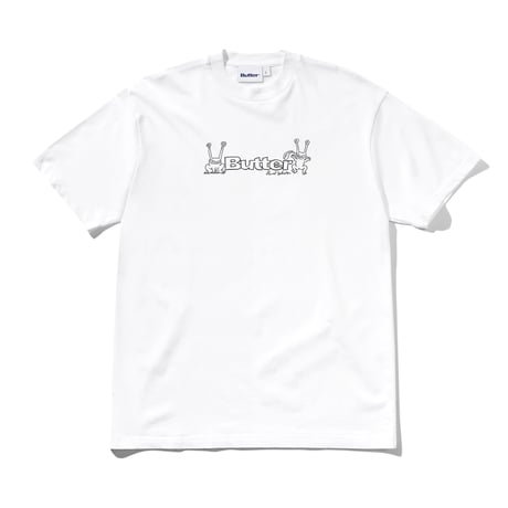 Butter GoodsｘDaniel Johnston Flog Logo Tee - White