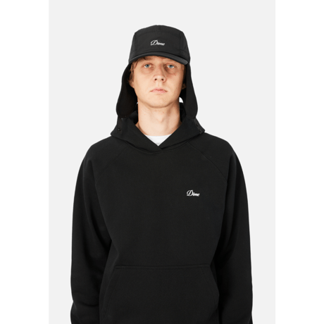 Dime Cursive Earflap Cap - Black