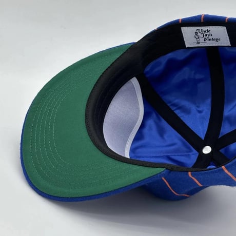Uncle Jay's Vintage New York Mets Reverse Pinstripe Cap - Royal / Orange
