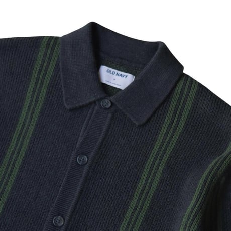 Old Navy Stripe Cardigan - Grey