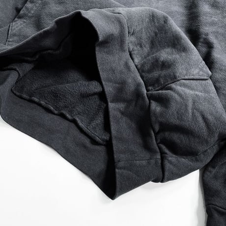 Los Angeles Apparel HF09GD 14oz Garment dyed Heavy Fleece Hoodie - Off Black
