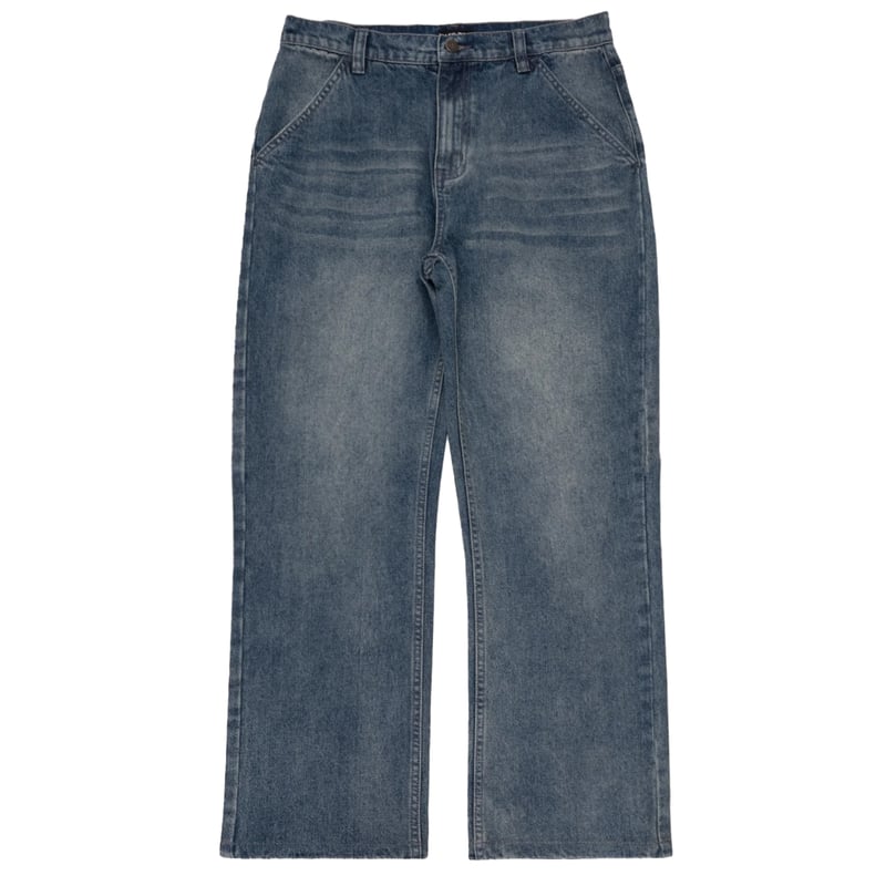 パンツ PASS ~PORT - Workers Club Jean Short Pass~Port Workers Club Jean Short - Faded Washed Dark Indigo