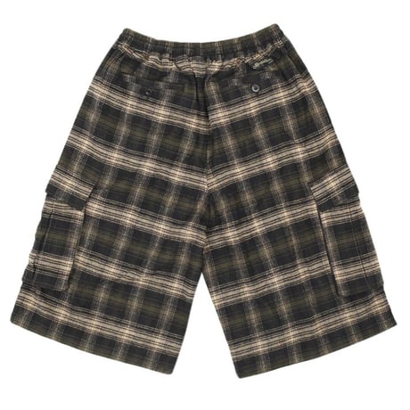 Yardsale Shoreline Plaid Shorts - Black/Grey