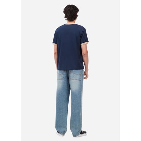 Dime Arch Ringer T-Shirt - Navy