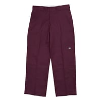 Dickies Loose Fit Double Knee Work Pants - Burgundy