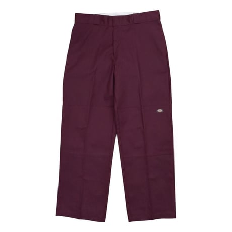 Dickies Loose Fit Double Knee Work Pants - Burgundy