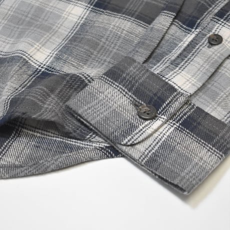 Old Navy Hooded Plaid Flannel Shirts - Grey Multi