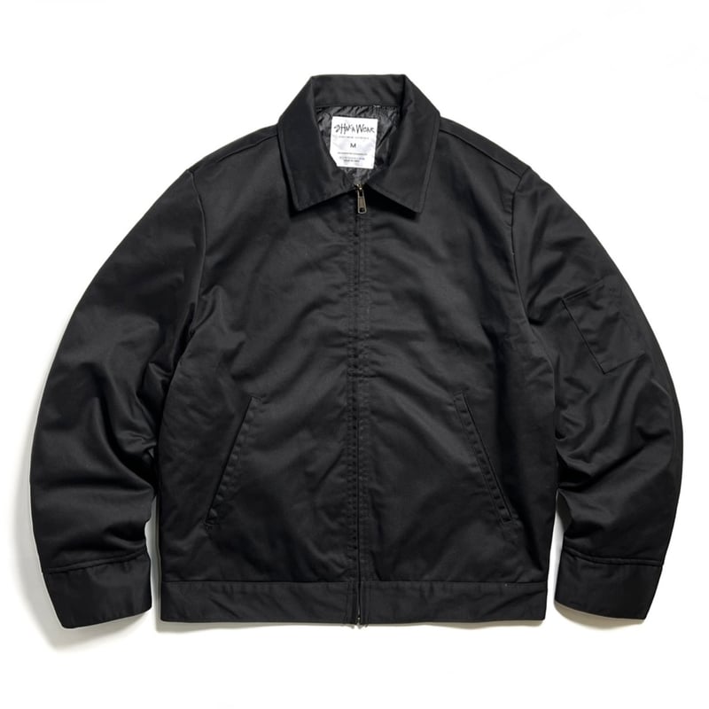 ジャケット・アウター Weac weacoat black2 SayonaraVarsityJacket-front.