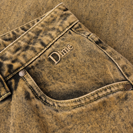 Dime Classic Baggy Denim Pants - Overdyed gold