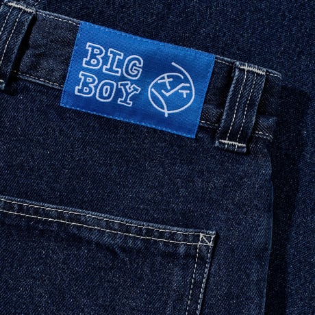 Polar Big Boy Work Pants - Dark Blue w/ White Stitching