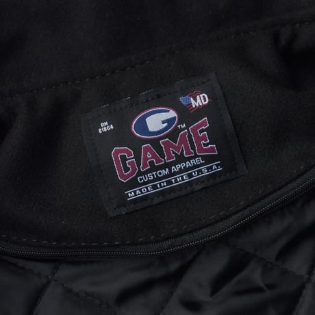 GAME Sportswear 5180 The All Wool Award Jacket - Black