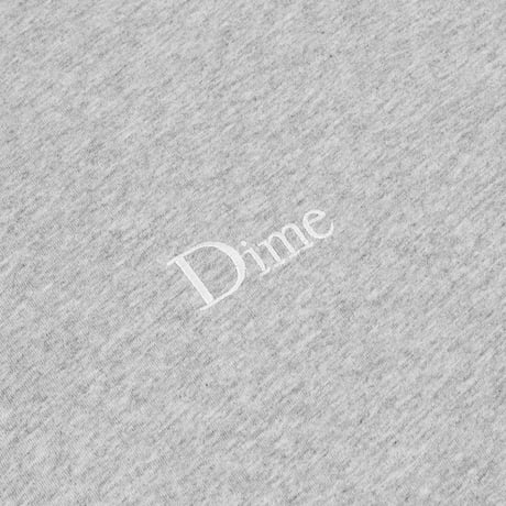 Dime Classic Small Logo LS T-Shirt - Heather Gray