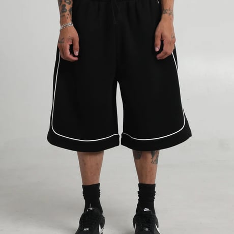 Shaka Wear Baggy Fleece Basketball Shorts - Black