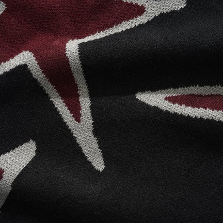 Butter Goods Star Polo Knit Sweater - Black