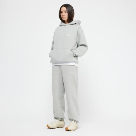 Dime Classic Small Logo Sweatpants - Heather gray