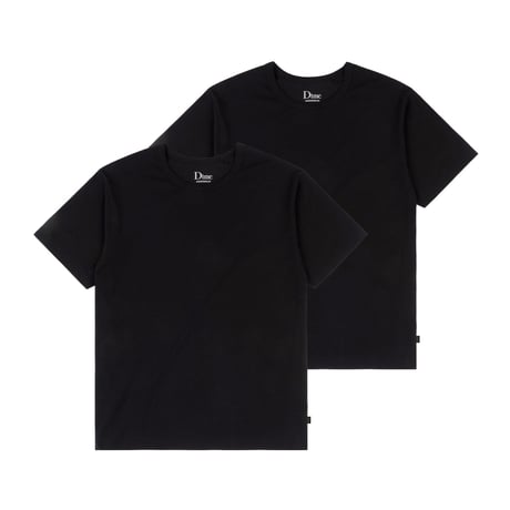 Dime Classic 2 Pack Undershirts - Black