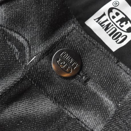 FB County Inked Up Hard Denim - Indigo Black