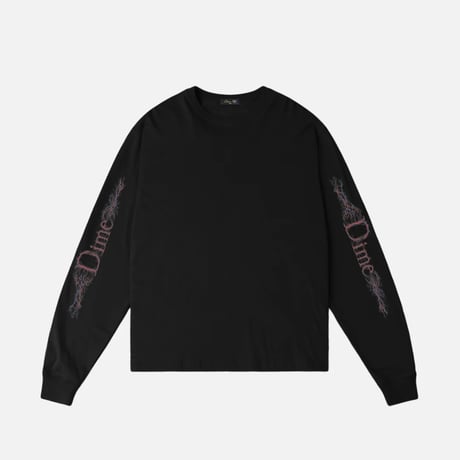 Dime Classic Veins LS T-Shirt - Black