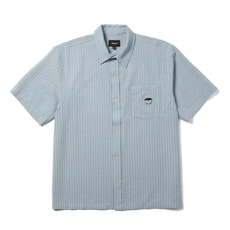 HUF Big Block Striped Shirts - Light Blue