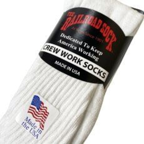 The Railroad Sock 3pack Crew Socks - White
