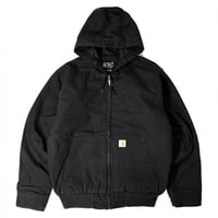 Carhartt USA J130/104050 Washed Duck Insulated Active Jacket - Black