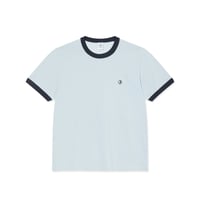 Polar Skate Co. Ringer Tee - Light Blue/Navy