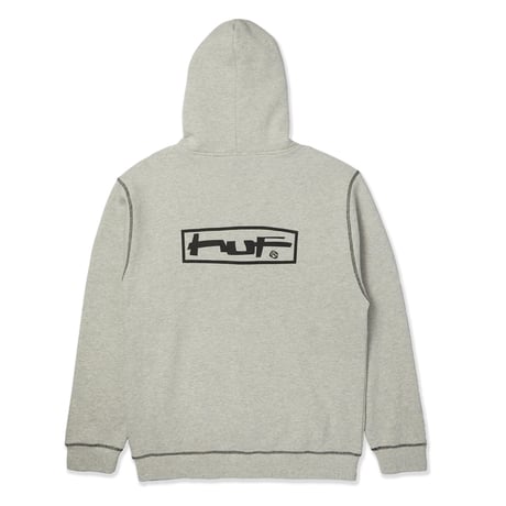 HUF Stretch Full Zip Hoodie - Ash