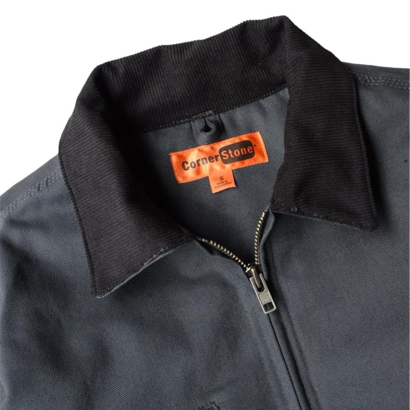 Corner Stone Duck Cloth Work Jacket - Charcoal Corner Stone Duck Cloth Work Jacket - Charcoal