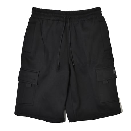 FB County Fleece Cargo Shorts - Black