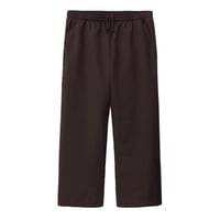 Los Angeles Apparel Poly Cotton Wide Leg Prisoner Pants - Brown