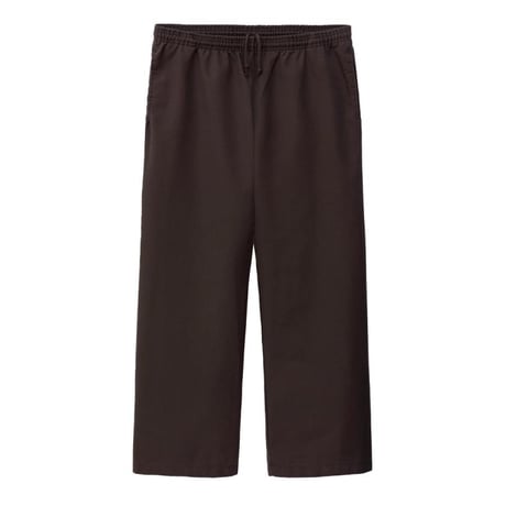 Los Angeles Apparel Poly Cotton Wide Leg Prisoner Pants - Brown
