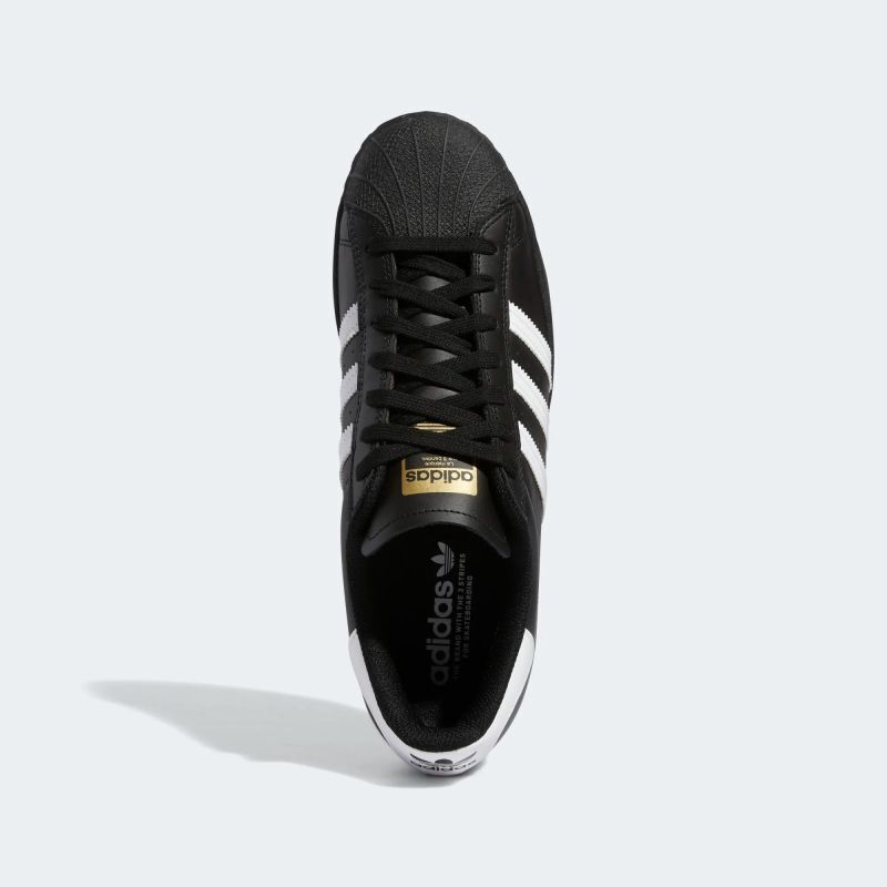 Adidas superstar adv white black sales
