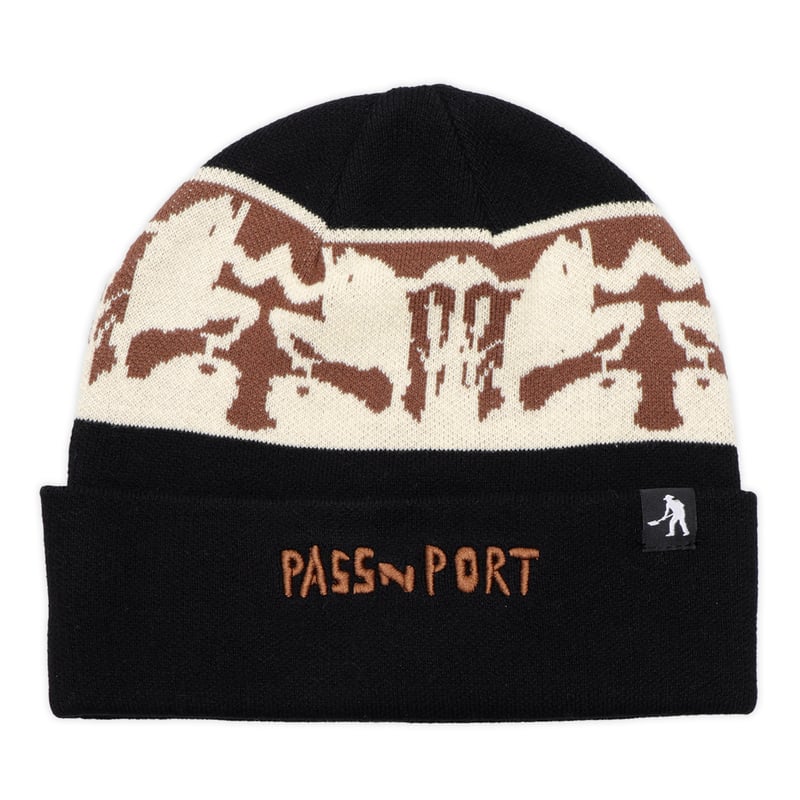 Pass~Port Scissorcraft Beanie - Black | RULEZ