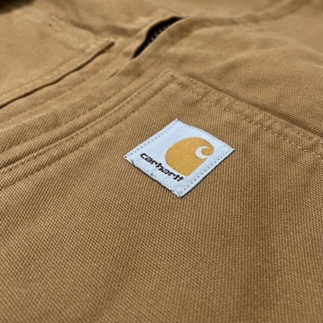 Carhartt USA J130/104050 Washed Duck Insulated Active Jacket - Carhartt Brown