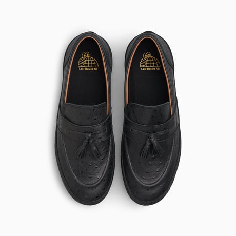 Last Resort AB VM005 Loafer - Ostritch Black/ Black
