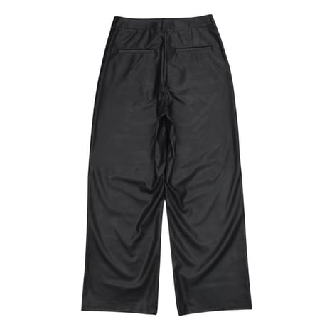 Calvin Klein PU Leather Pants - Black